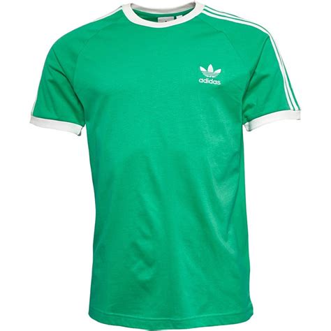 adidas 3 streifen shirt grün|Adidas originals 3 stripes.